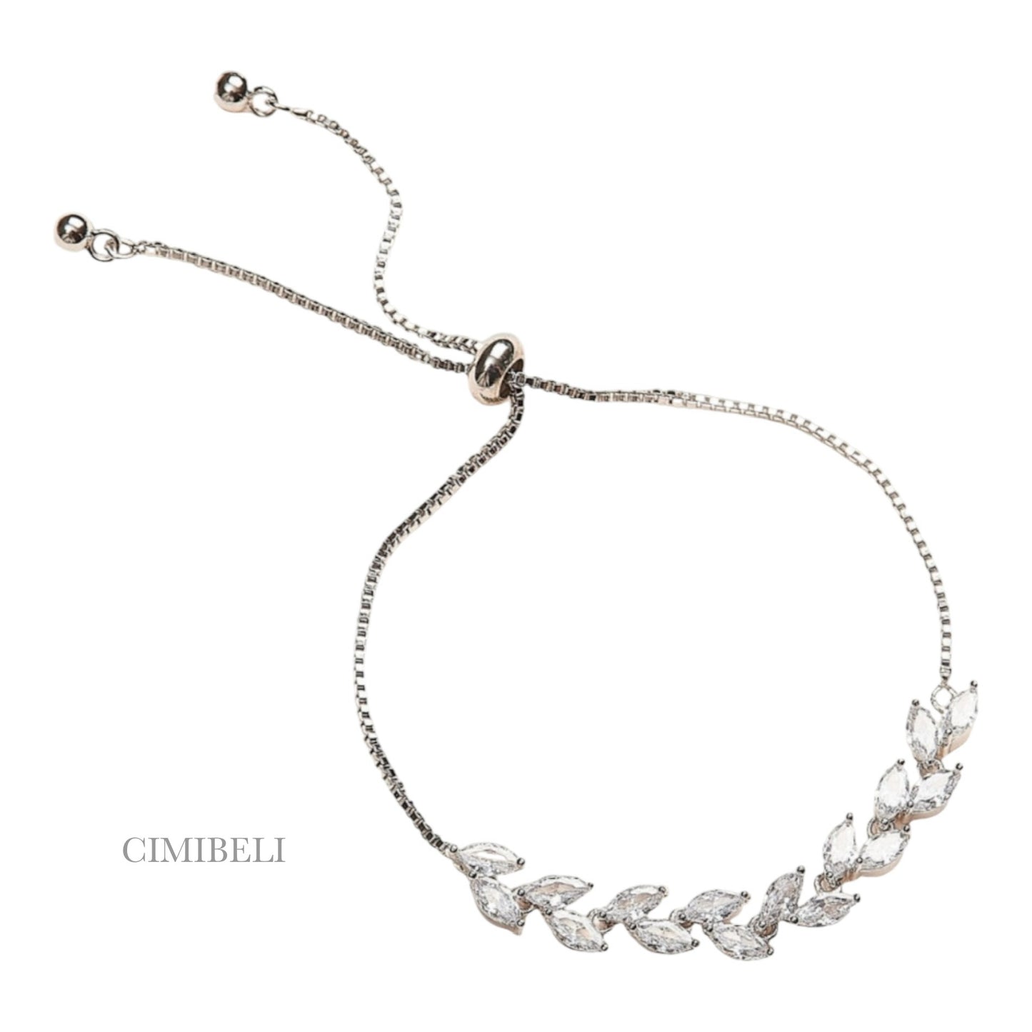 Bracelet mariage ajustable "Basil"