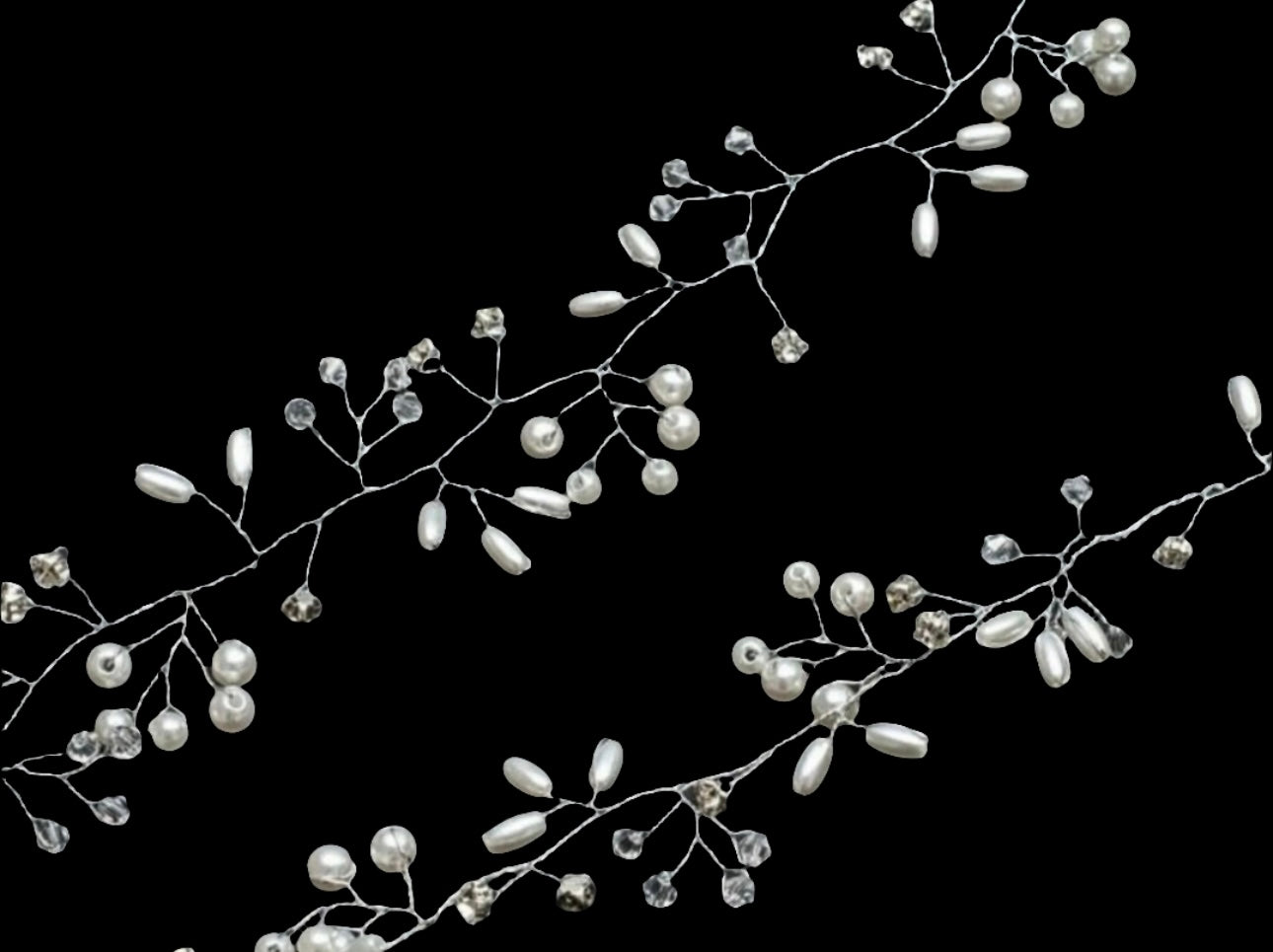 Vigne de cheveux mariage "Lierre"