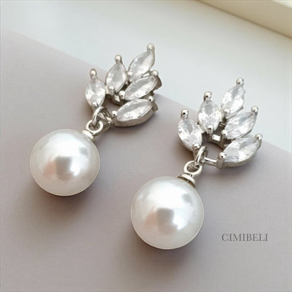 Boucles d'oreilles en perles 'Clara'
