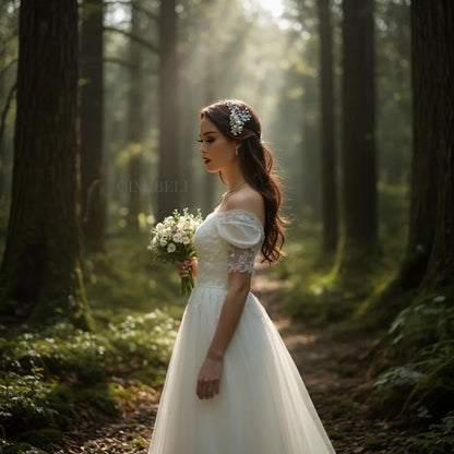 Vigne cheveux mariage 'Lina'