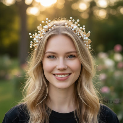 Vigne de cheveux mariage "Chêne"