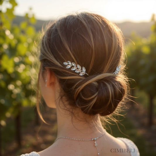 Épingle cheveux mariée 2 ensembles 'Mila'