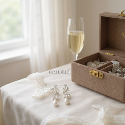 Boucles d’oreilles en perles "Bella"