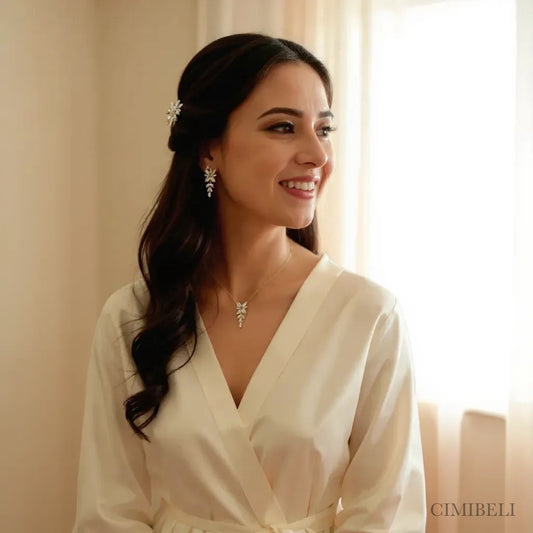 Parure de bijoux mariage 'Lily'