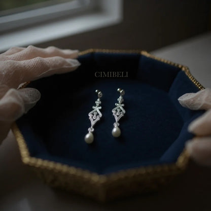 Boucles d’oreilles en perles "Alice"