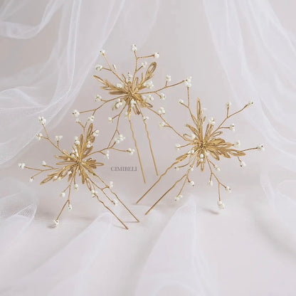 Épingles à cheveux étoile (x3)'Sirius'
