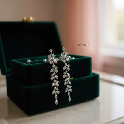 Boucles d’oreilles mariage "Carya"