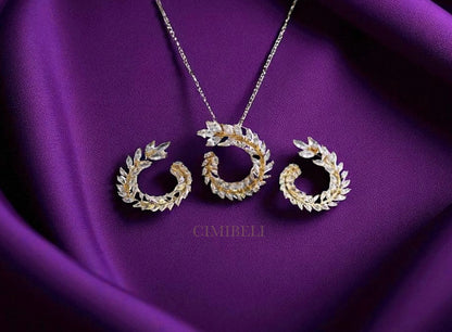 Ensembles de bijoux mariage "Nénuphar"