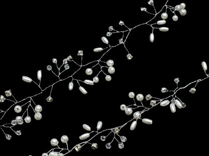 Vigne de cheveux mariage "Lierre"