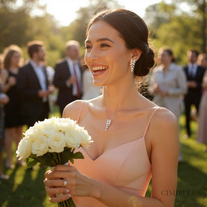 Parure de bijoux mariage 'Lily'