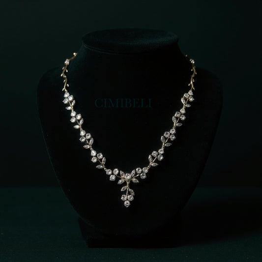 Parure de mariée en cristaux d’Autriche(x3) 'Walnut'