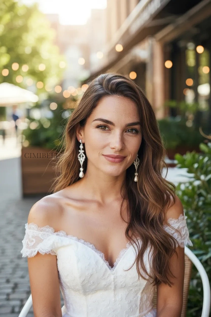 Boucles d’oreilles en perles "Alice"