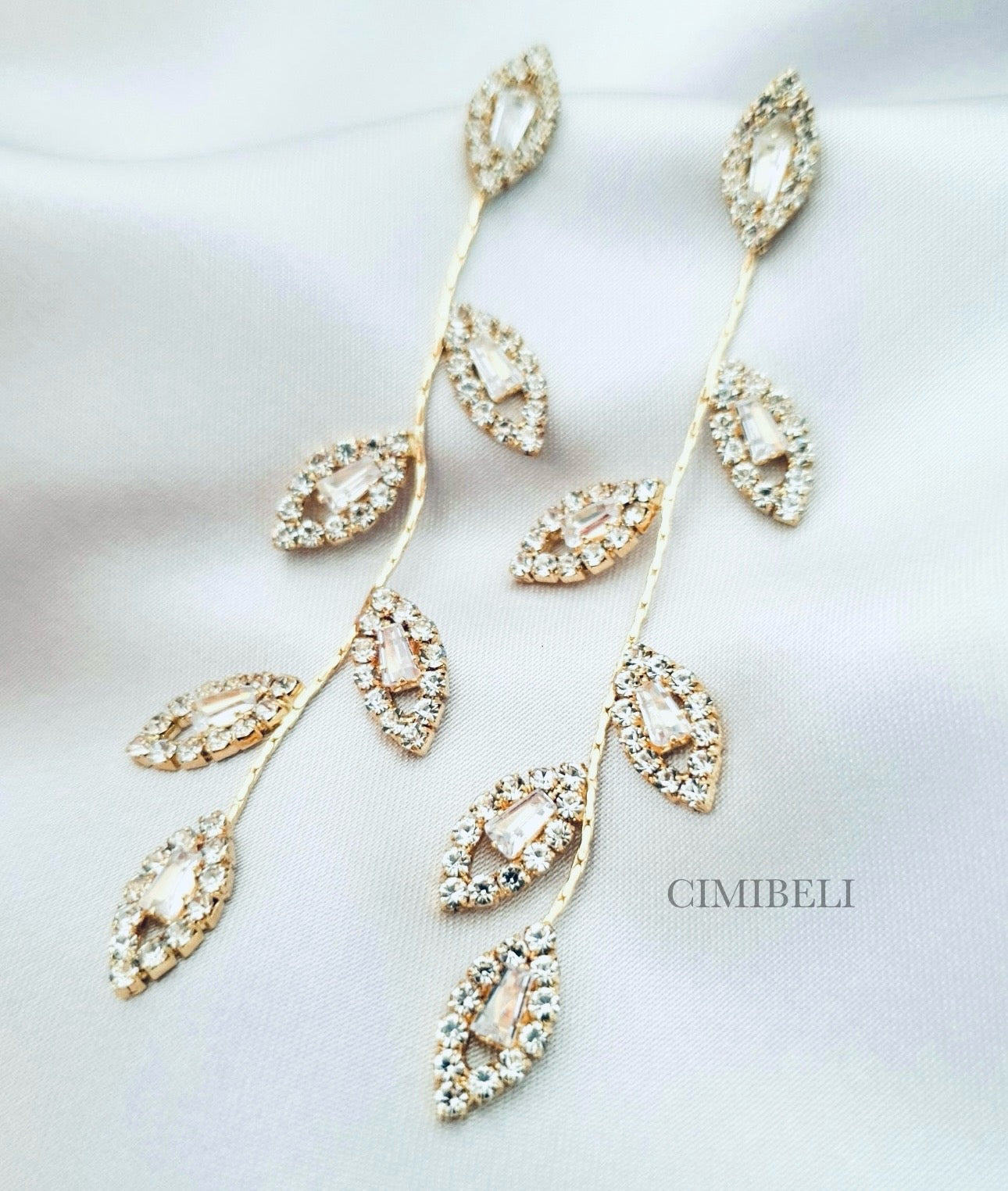 Boucles d’oreilles mariage en or "Apple"