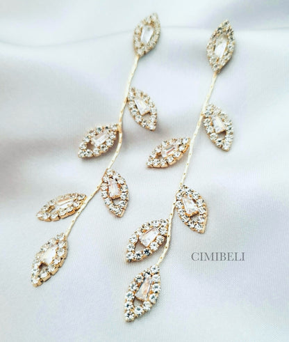 Boucles d’oreilles mariage en or "Apple"