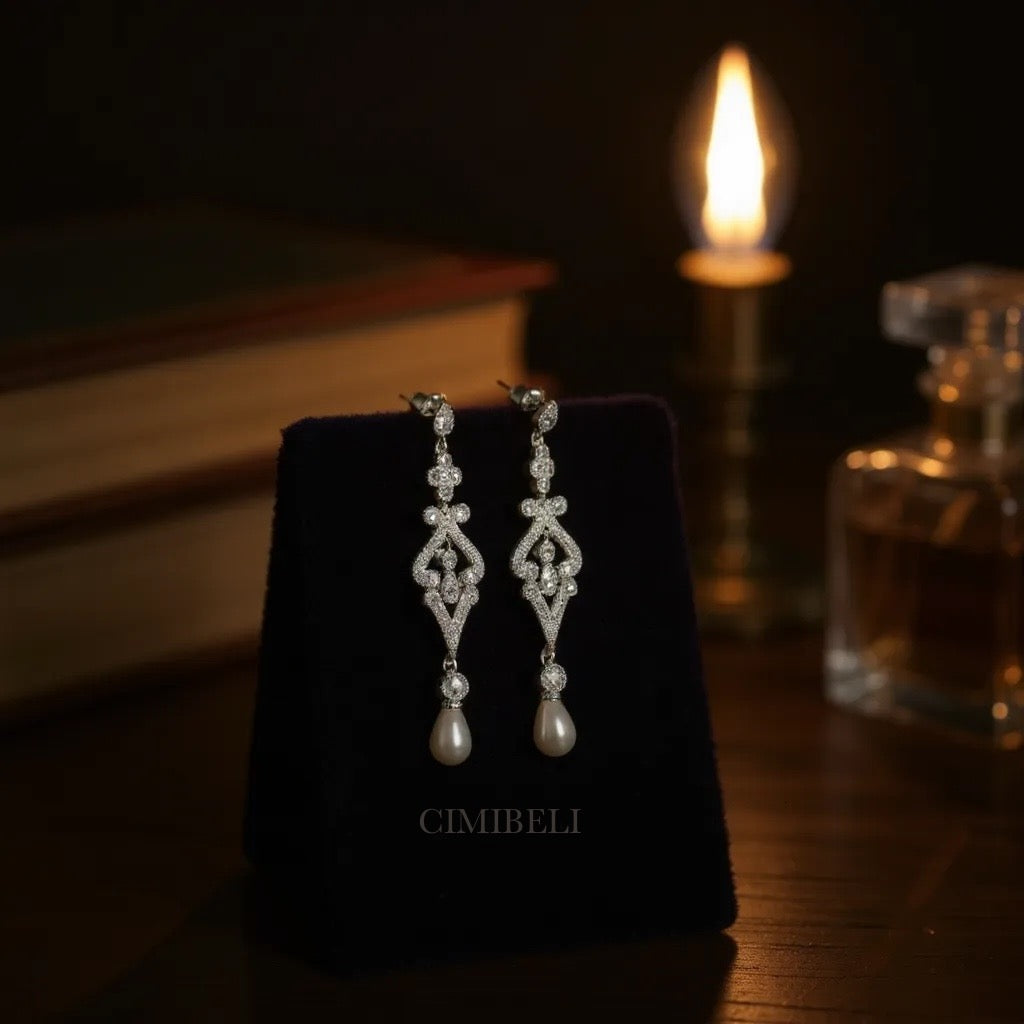 Boucles d’oreilles en perles "Alice"
