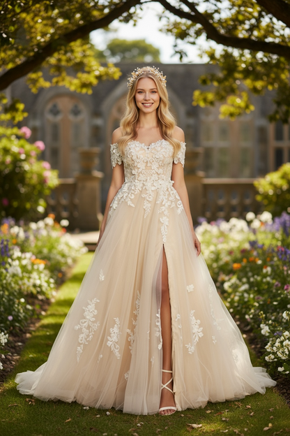 Vigne de cheveux mariage "Chêne"