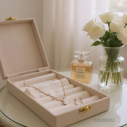 Parure bijoux mariage ensembles en argent "Tina"