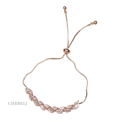 Bracelet mariage ajustable "Basil"