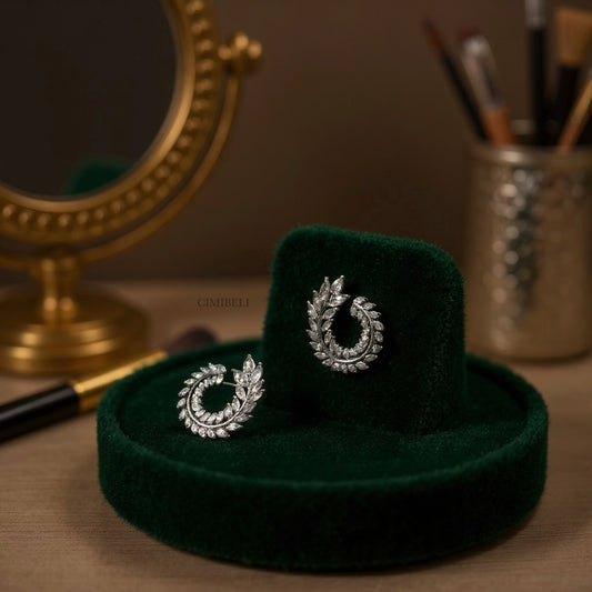 Boucles d’oreilles en or rose "Nénuphar"