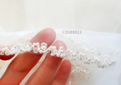 Voile de mariée 'Lila'