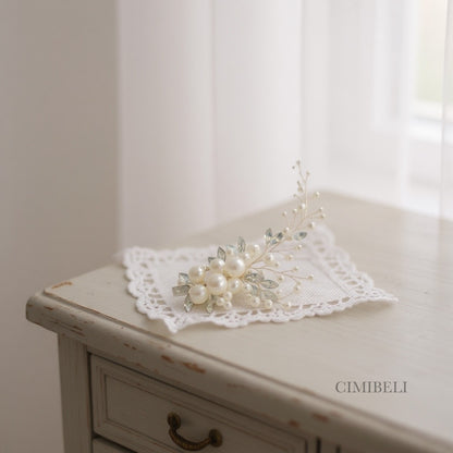 Vigne cheveux mariage 'Lina'